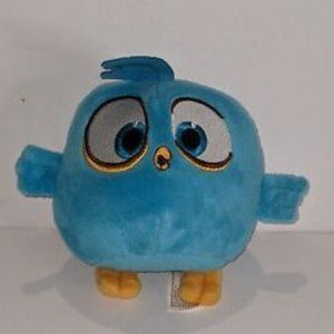 2016 Angry Birds Movie Hatchlings Blue Baby Plush Stuffed Bird 5" Rovio